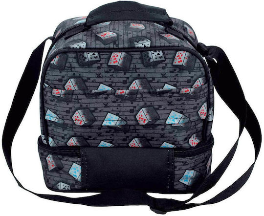 Gim Metro Art School Insulated Lunch Bag 4.4 Litre Multicolour Minecraft