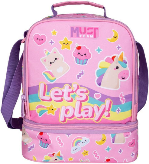 Must Team Schulische Isolierte Kinder Lunchtasche 7l Mehrfarbige 22x16x28cm