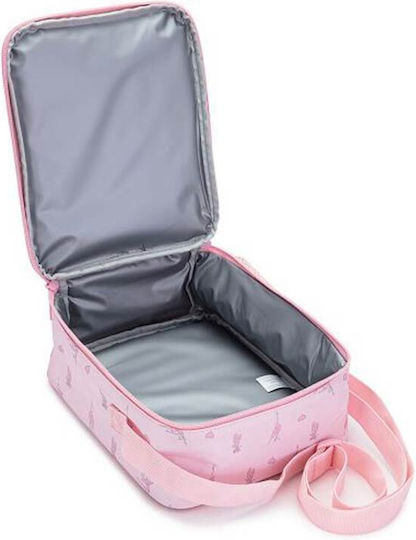 Yolo School Insulated Lunch Bag Handbag 6L Pink