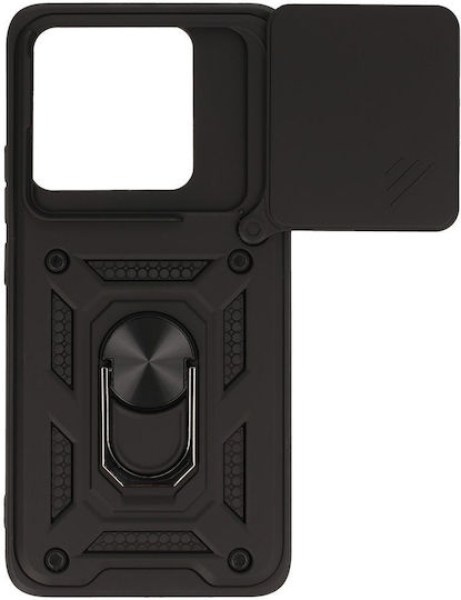 Back Cover Silicon / Plastic Negru (Xiaomi 14T)