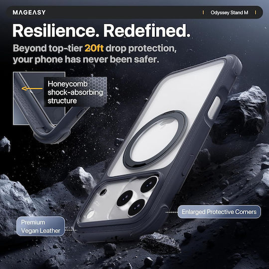 Mageasy Odyssey Stand M 360 Full Cover (iPhone 17 Pro Max)