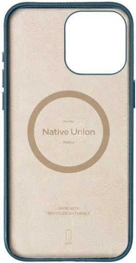 Native Union (re)classic Задна корица Кожа 1.8мм Тъмносин (iPhone 16 Pro Max)