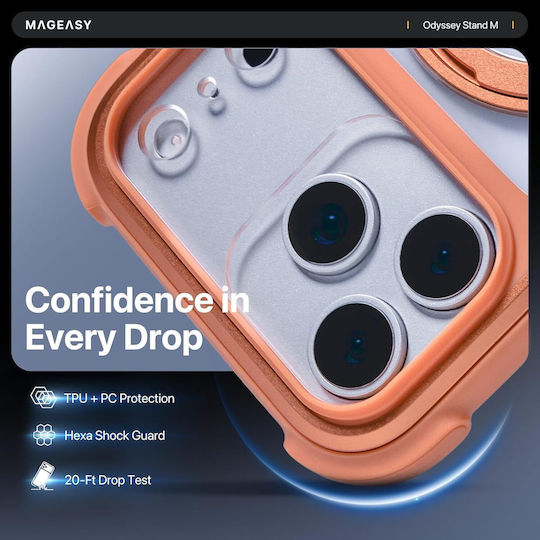 Mageasy Odyssey Stand M 360 Full Cover (iPhone 17 Pro)