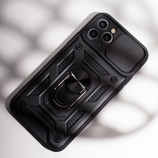 Defender Задна Корица Пластмаса / Силикон Черен (Galaxy S26+)
