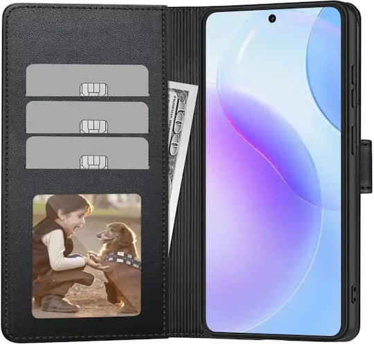 Tech-Protect Brieftasche Handyhülle Samsung Galaxy A57 5G – Schwarz