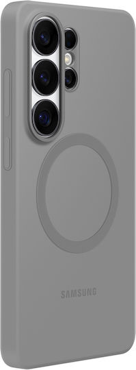 Samsung Magnet Back Cover Silicon Gri (Galaxy S26 Ultra)