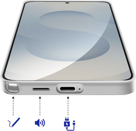Samsung Magnet Back Cover Silicon Gri (Galaxy S26 Ultra)