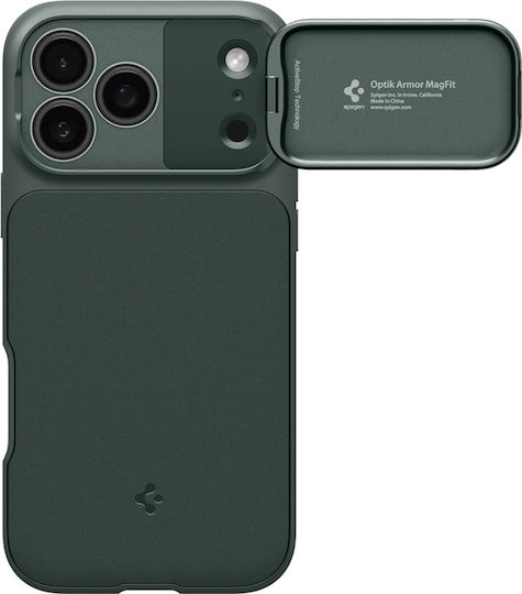Spigen Optik Armor Umschlag Rückseite Silikon / Kunststoff 2mm Grünes (iPhone 17 Pro Max)