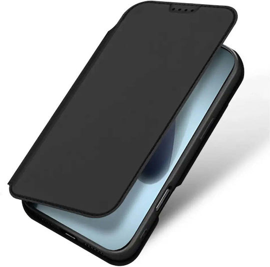 Dux Ducis Skin Buchen Sie Silikon / Synthetisches Leder Schwarz (iPhone 17)