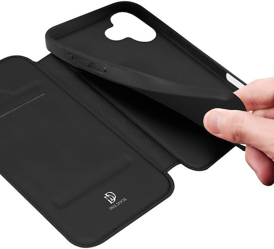 Dux Ducis Skin Buchen Sie Silikon / Synthetisches Leder Schwarz (iPhone 17)
