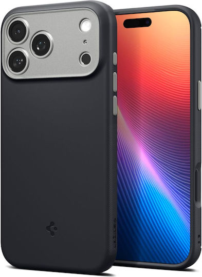 Spigen Nano Pop Magsafe Back Cover Σιλικόνης Black Sesame (iPhone 17 Pro)