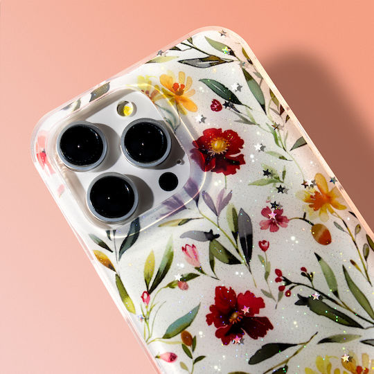 TelForceOne Glow Glam Back Cover Σιλικόνης 2mm Λευκό (Moto G56)
