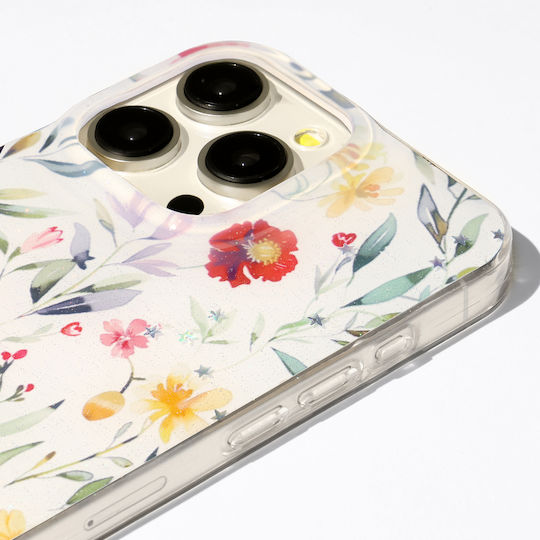 TelForceOne Glow Glam Back Cover Σιλικόνης 2mm Λευκό (iPhone 17 Pro Max)