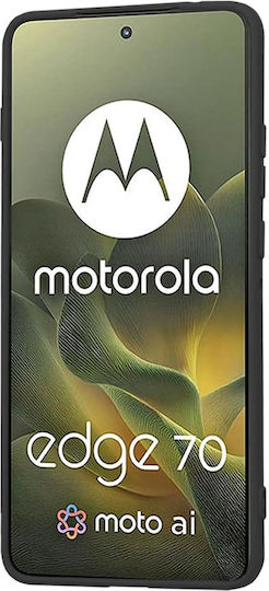Techsuit Softflex Back Cover Σιλικόνης Μαύρο (Motorola Edge 70)