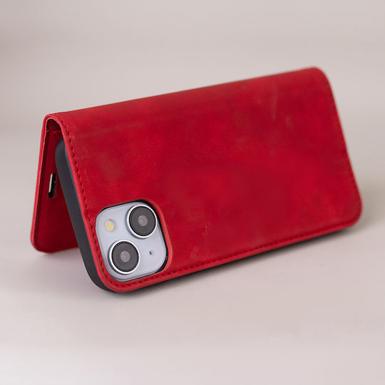 Smart Book Δερματίνης / Σιλικόνης Κόκκινο (iPhone Air)