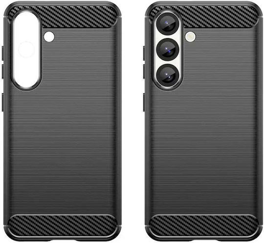 Hurtel Carbon Back Cover Σιλικόνης Μαύρο (Redmi A5)