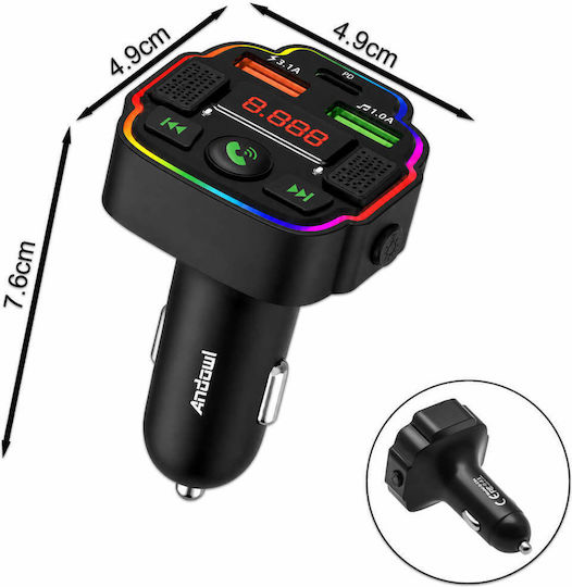 Andowl FM Transmitter Αυτοκινήτου Q-c84 mit USB
