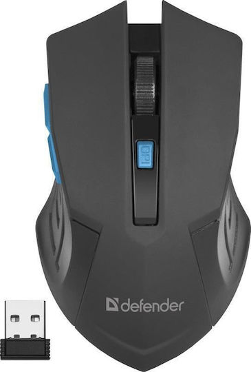 Defender Accura MM-275 RF Ασύρματο Ποντίκι Black/Blue