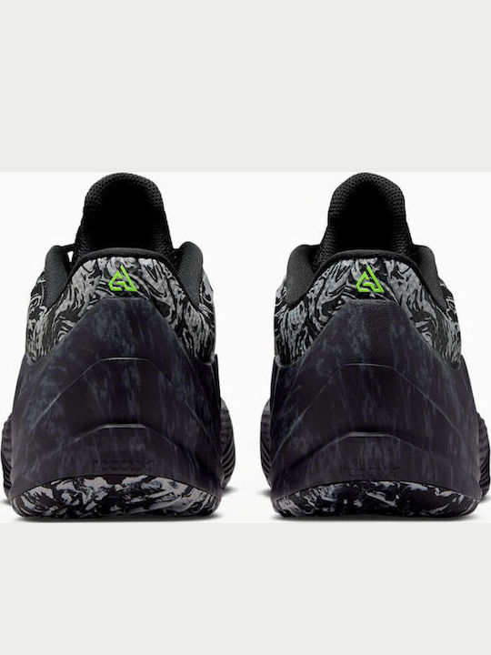Giannis Freak 8 Etched In Stone Ниски Баскетболни Обувки Черни / Светлосиви / Волт