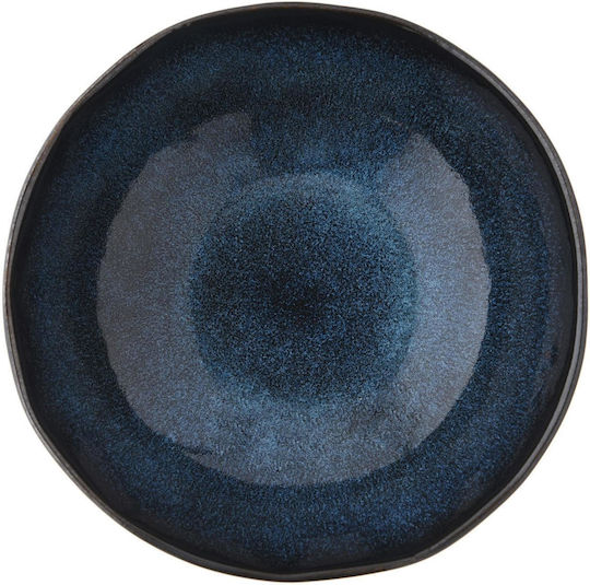 Duka Servierschale Rund Keramik Blau