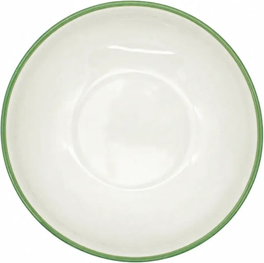 Duka Bol De Servire Pentru Cereale Rotund Din Porțelan Verde