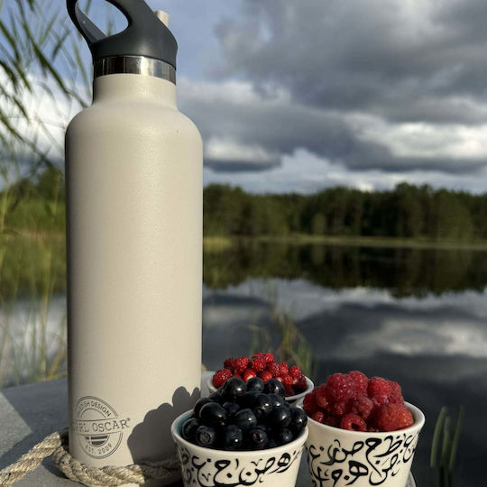 Carl Oscar Rostfreier Stahl Kinder Trinkflasche Thermos Graues 700ml