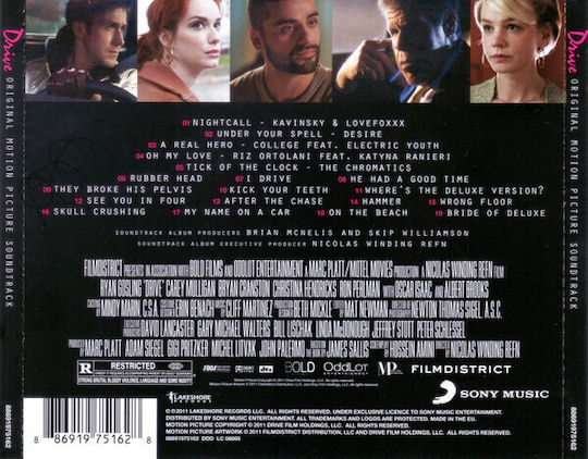 Cliff Martinez Drive Original Motion Picture Soundtrack Cd