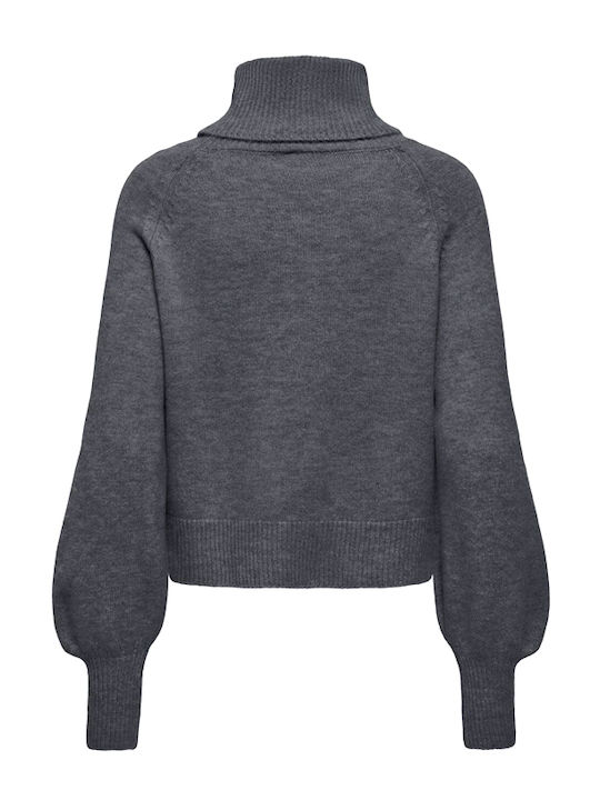 Only Πουλόβερ Dark Grey Melange