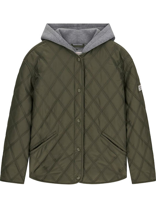 Дамско яке за Зима Olive Light Green