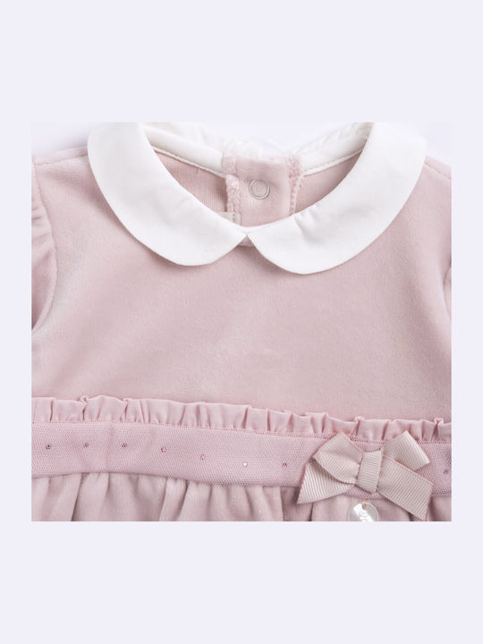 Girls Long Sleeve Dress Pink 102693-015-6-9M