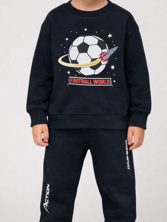 Kids Sweatpants Set Blue