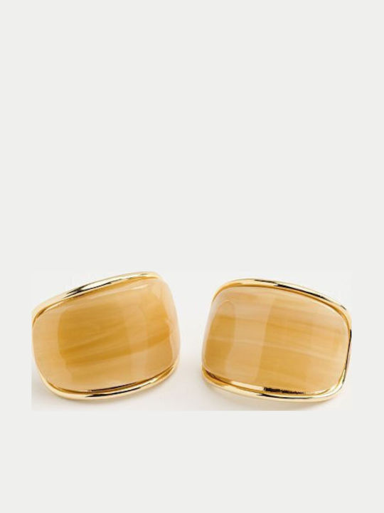 Desiree Earrings with Stones Beige