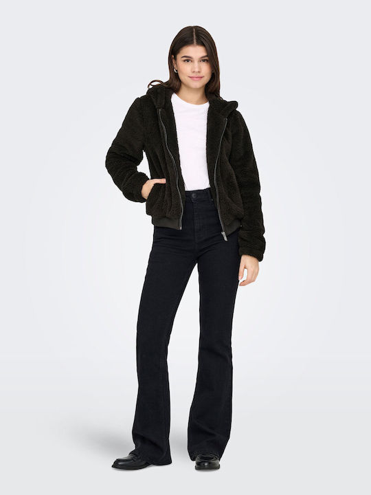 Kurze Damen Strickjacke Chocolate Torte