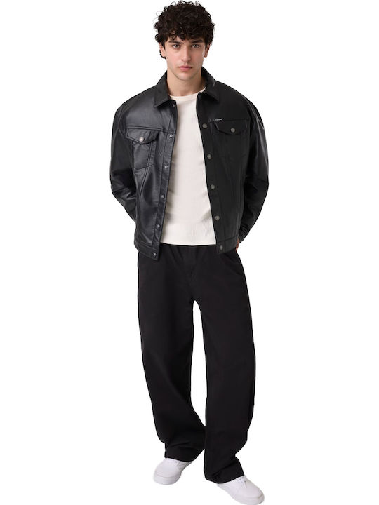 Leather Jacket Jet Black
