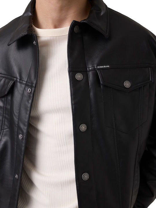 Leather Jacket Jet Black
