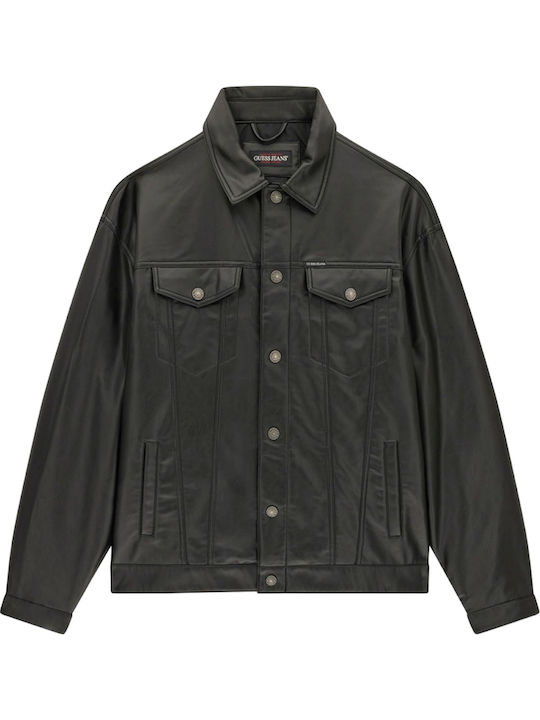 Leather Jacket Jet Black