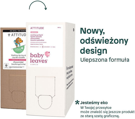 Lichid De Spălat Vase Sticle Pentru Copii Fără Parfum Reumplere 2l