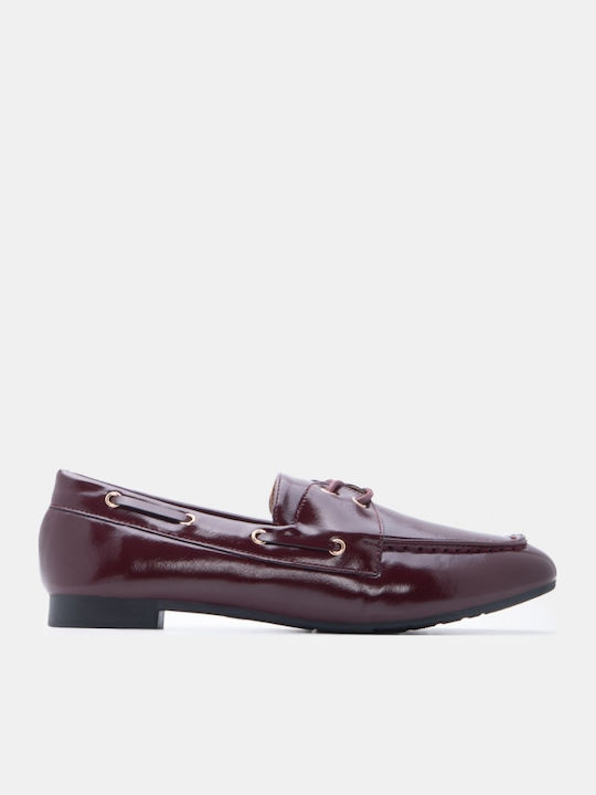Women's Moccasins In Burgundy Colour