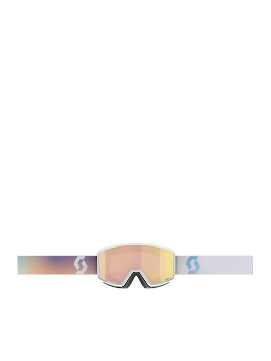 Scott Giro Ski- und Snowboardbrille Erwachsene Weiße mit Rosa Färbe Scott Giro Ski- und Snowboardbrille Erwachsene Weiße mit Rosa Färbe