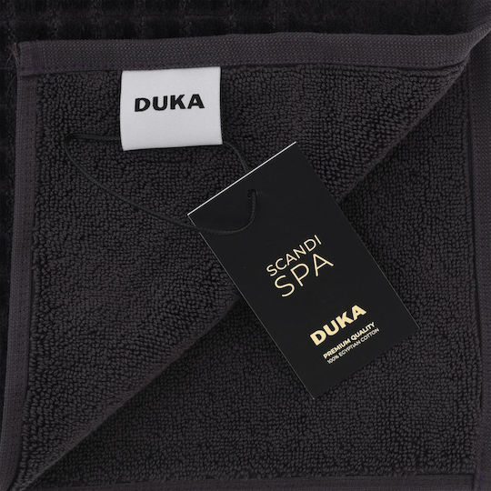 Duka Πατάκι Μπάνιου Βαμβακερό Ανθρακί 50x70εκ.