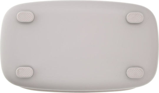 Duka Bread Basket with Lid Wooden Grey 33.6x20.4x17cm