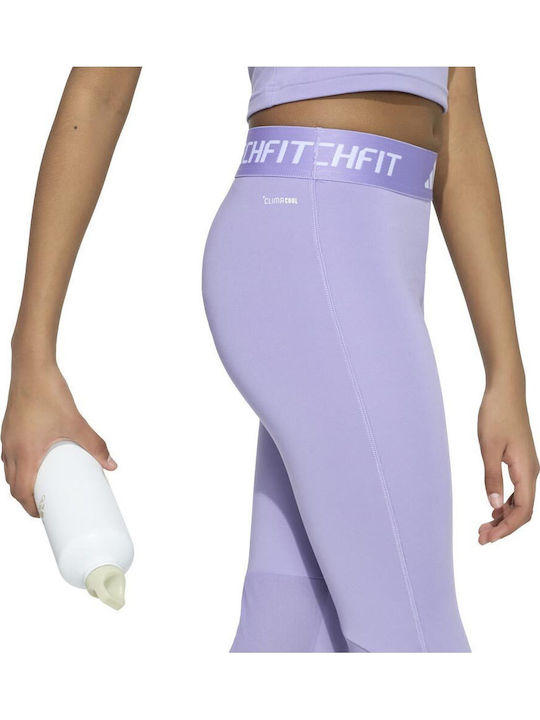 Παιδικό Κολάν Αθλητικό Cropped Μωβ Leggings