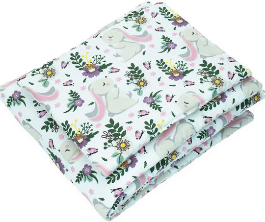 Kerstin Set Cearceaf Pentru Bebeluş Cu Faţă De Pernă Bunny Roz 70x80cm Kerstin Set Cearceaf Pentru Bebeluş Cu Faţă De Pernă Bunny Roz 70x80cm