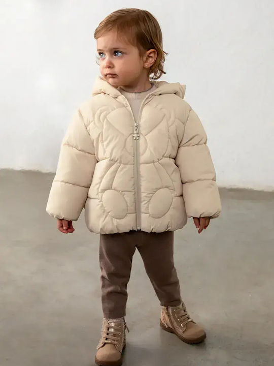 Kinderjacken & Winterjacken Lässig Kurzes Ecru