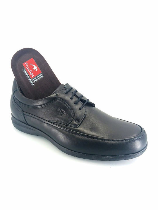 Leather Men's Casual Shoes Black