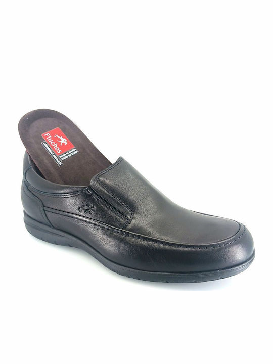 Leather Men's Casual Shoes Black