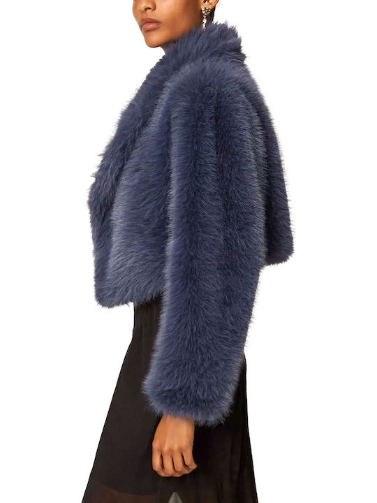 Short Women's Blue Fur