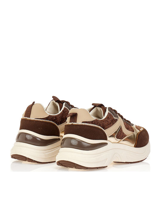 Damen Sneakers Braun