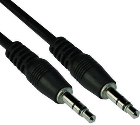 VCom VCom 3,5mm Klinkenkabel 3,5mm Stecker - 3,5mm Stecker Schwarz 1,8m