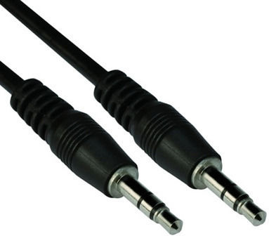 VCom 3,5mm Klinkenkabel 3,5mm Stecker - 3,5mm Stecker Schwarz 10m CV201-10